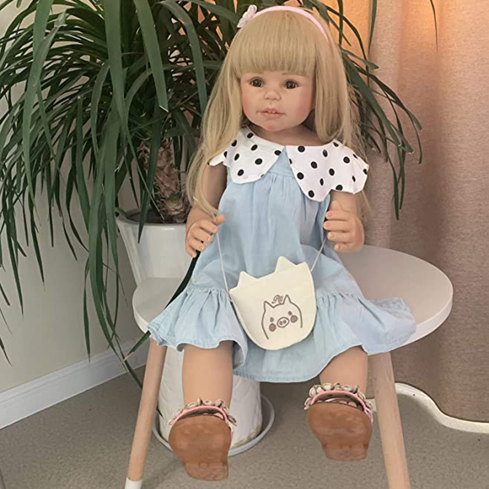 Amazon.co.jp: リアル 70CM リボーンドールシリコーンビニールブロンド